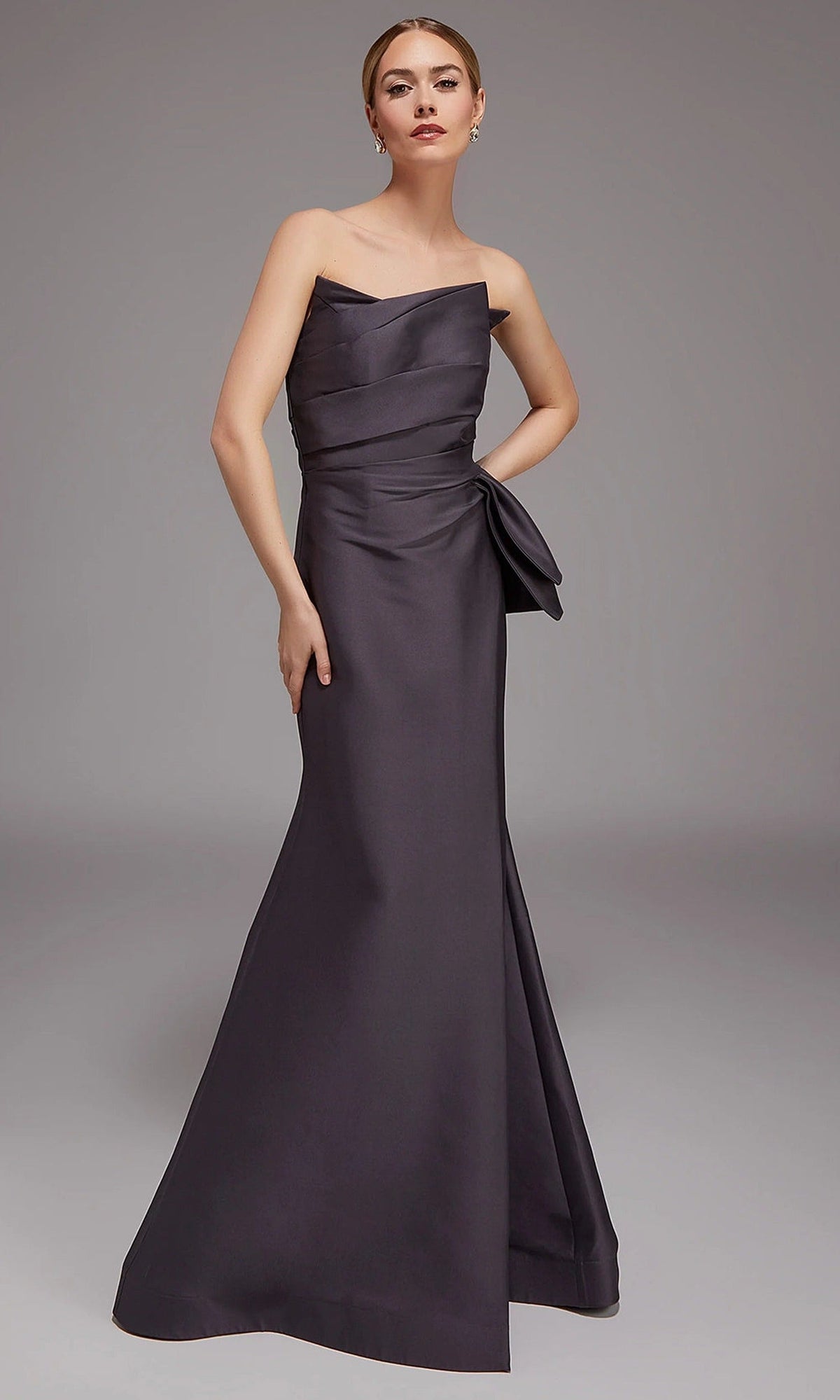 Alyce Paris 27806 - Strapless Pleated Mermaid Gown