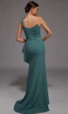 Alyce Paris 27812 - One Shoulder Draped Waist Gown