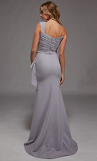 Alyce Paris 27812 - One Shoulder Draped Waist Gown