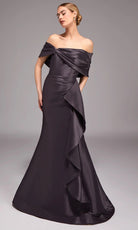 Alyce Paris 27822 - Off Shoulder Draped Skirt Evening Dress