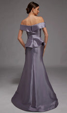 Alyce Paris 27827 - Off Shoulder Peplum Mermaid Gown
