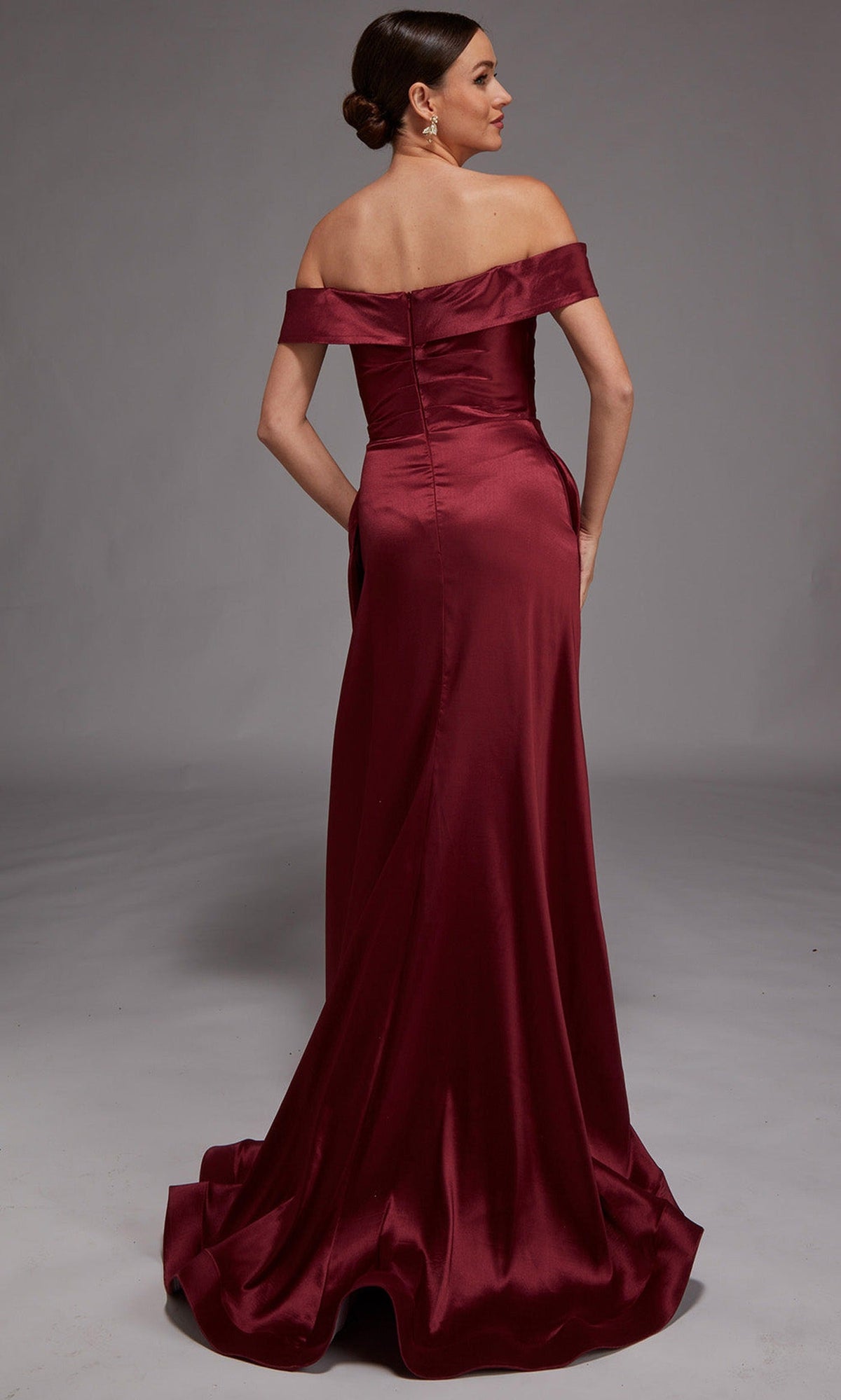 Alyce Paris 27857 - Long Off Shoulder Sheath Evening Gown