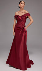 Alyce Paris 27857 - Long Off Shoulder Sheath Evening Gown