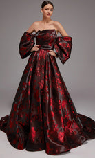 Alyce Paris 27862 - Strapless Ball Gown with Detachable Sleeves