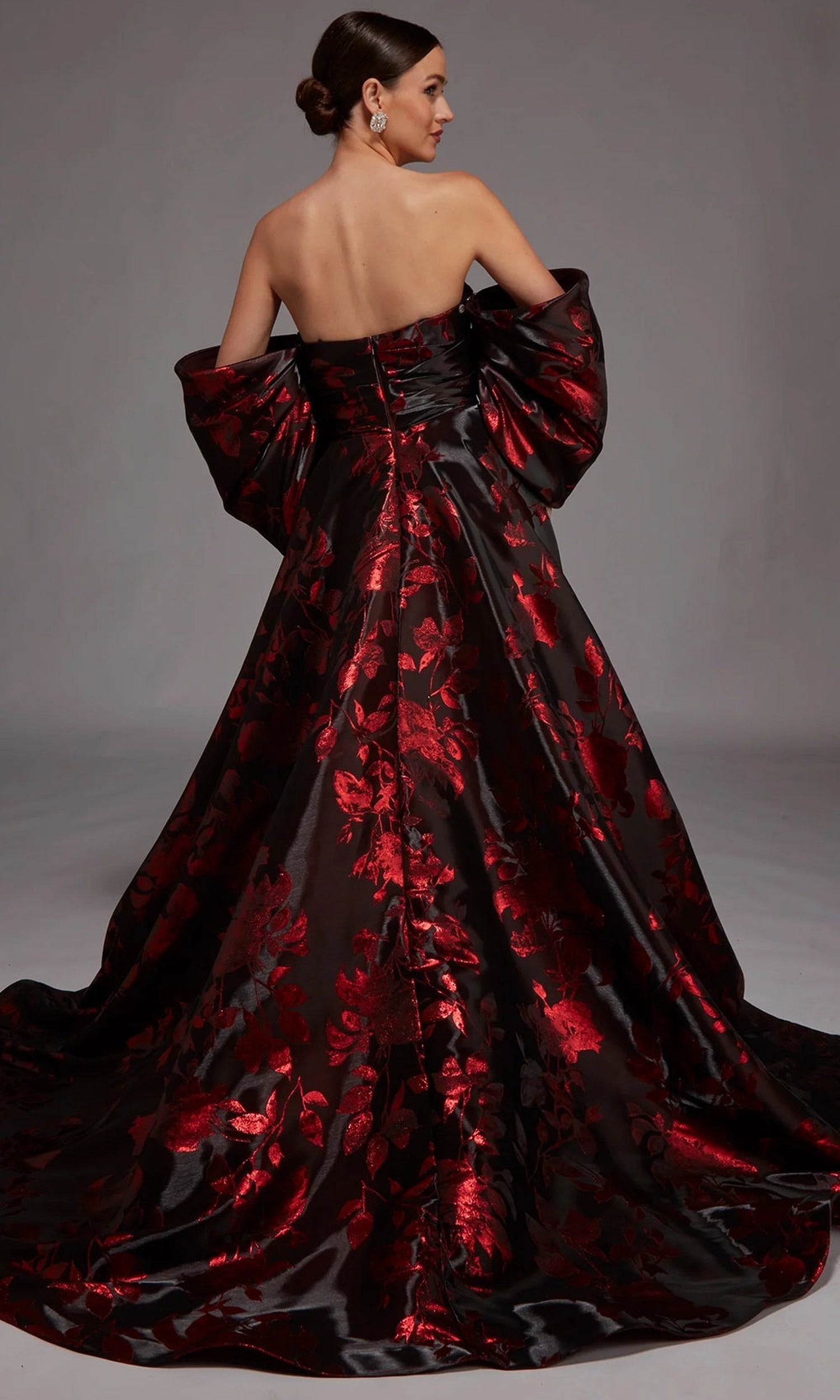 Alyce Paris 27862 - Strapless Ball Gown with Detachable Sleeves