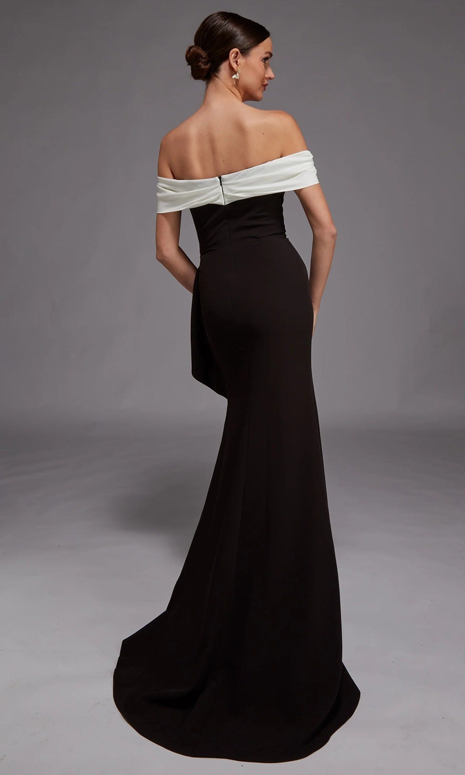 Alyce Paris 27877 - Off Shoulder Ruffle Evening Gown