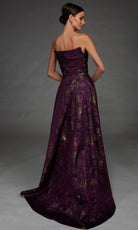 Alyce Paris 27893 - Jacquard Off Shoulder A-Line Gown