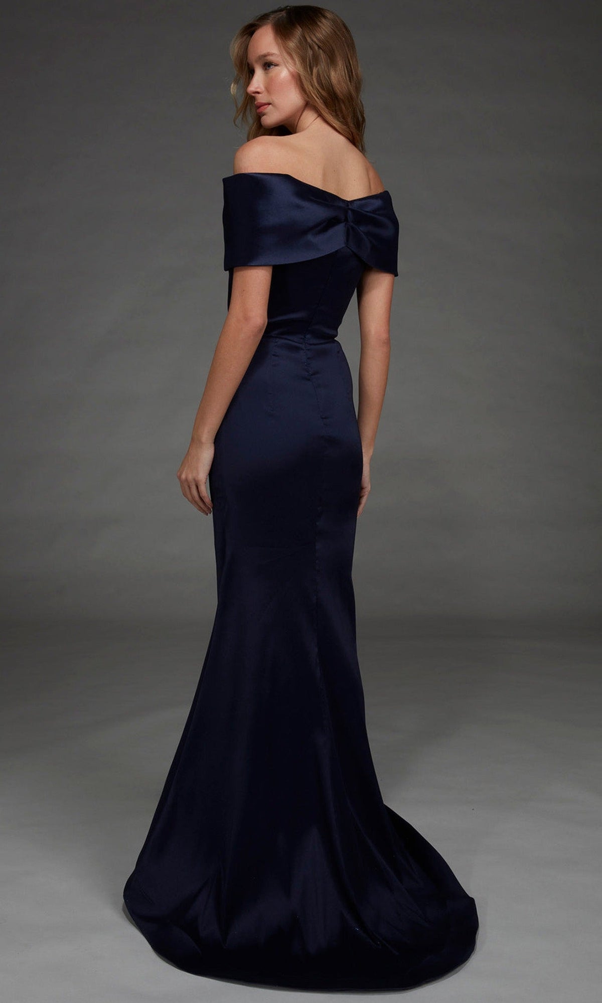 Alyce Paris 27908 - Folded Twist Bodice Sheath Evening Gown
