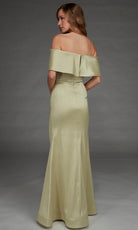 Alyce Paris 27916 - Off Shoulder Minimalist Evening Gown