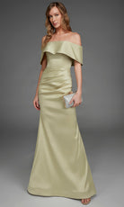 Alyce Paris 27916 - Off Shoulder Minimalist Evening Gown