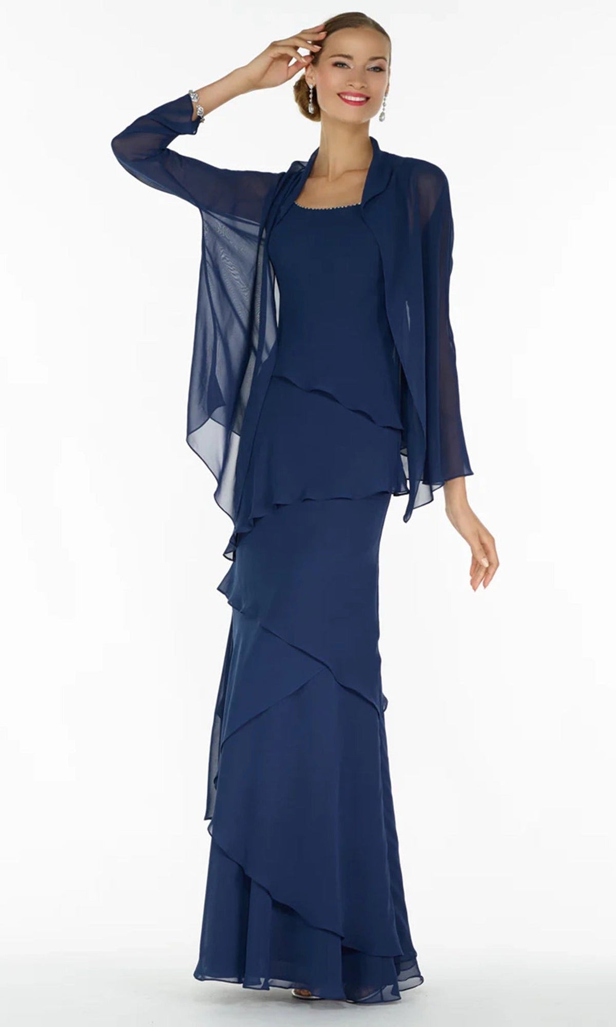 Alyce Paris 29292 - Two Piece Tiered Formal Gown