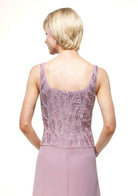 Alyce Paris - Beaded Chiffon Sheath Dress 29953