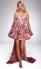Alyce Paris 30034 - Beaded Corset Dress with Ruffle Skirt - Silhouette Dresses