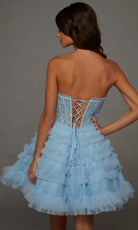 Alyce Paris 30094 - Ruffle Scoop Neckline Tulle Dress