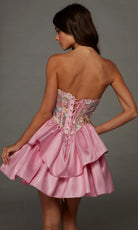 Alyce Paris 30114 - Floral Corset Tiered A-Line Party Dress