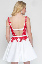 Alyce Paris -3689  Lace Embellished Bodice Strapless A-Line Dress