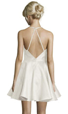 Alyce Paris - 3703 Strappy Fitted Halter Cocktail Dress - view 13