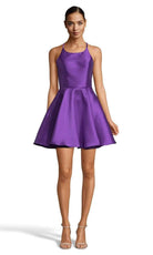 Alyce Paris - 3703 Strappy Fitted Halter Cocktail Dress - view 15