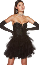 Alyce Paris 3766 - Embroidered Sequin A-Line Cocktail Dress - designer homecoming dress at Silhouette Dresses