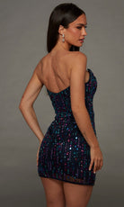 Alyce Paris 40169 - Beaded Ornate Side Slit Sheath Dress