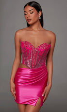 Alyce Paris 40194 - Sweetheart Side Cutout Fitted Dress