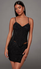 Alyce Paris 40230 - Fully Beaded Two-Piece Cocktail Dress