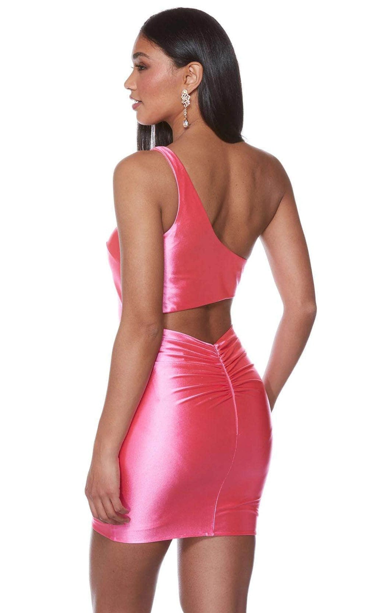 Alyce Paris 4705 - Short Satin Homecoming Dress