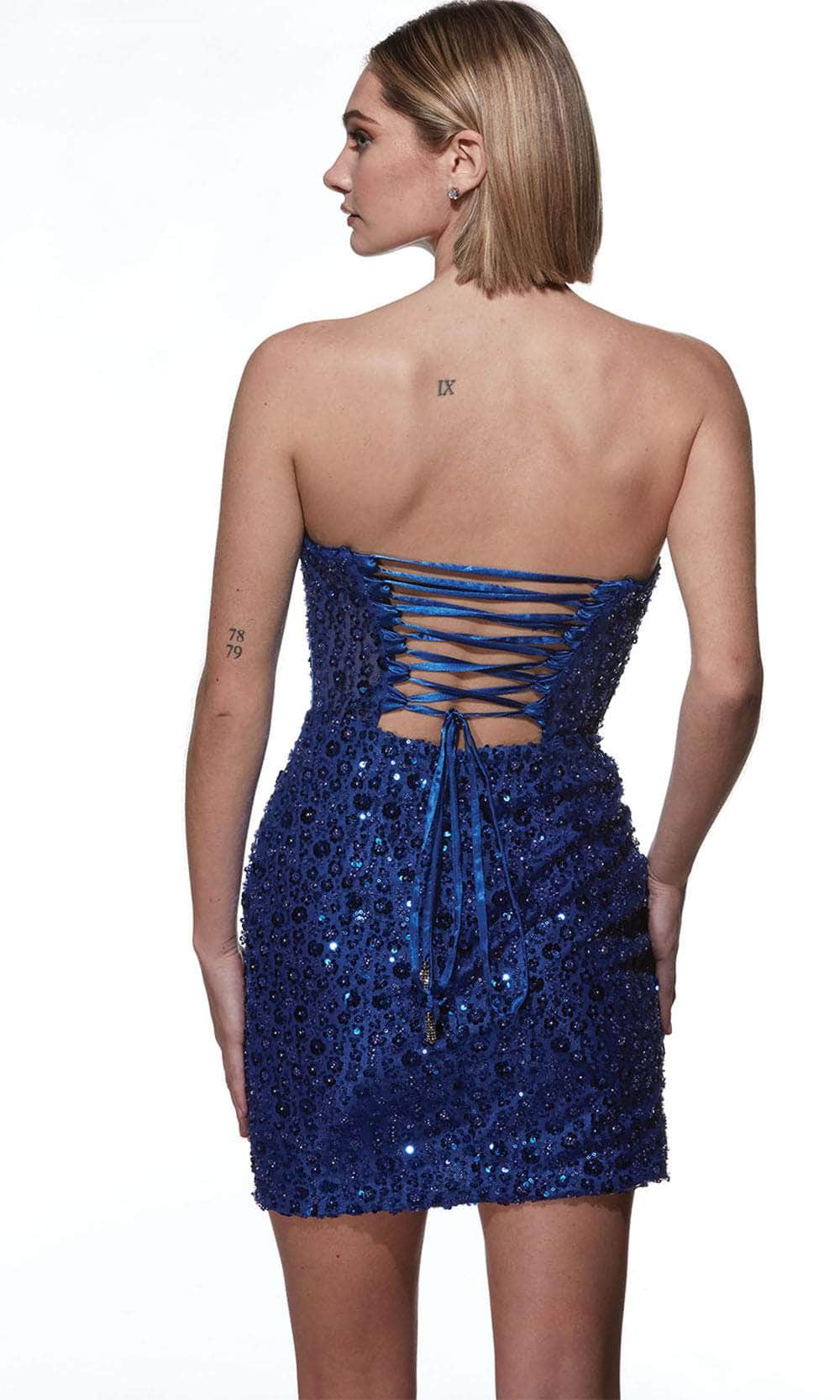 Alyce Paris 4825 - Bead Sweetheart Cocktail Dress - view 12