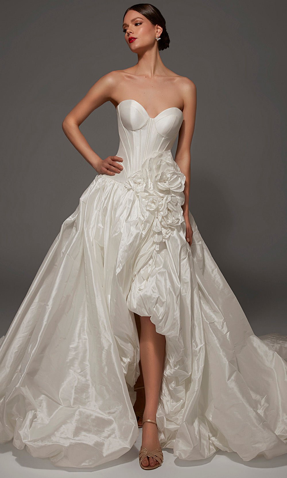 Alyce Paris 50000 - Strapless Corset High Low Ballgown - Silhouette Dresses