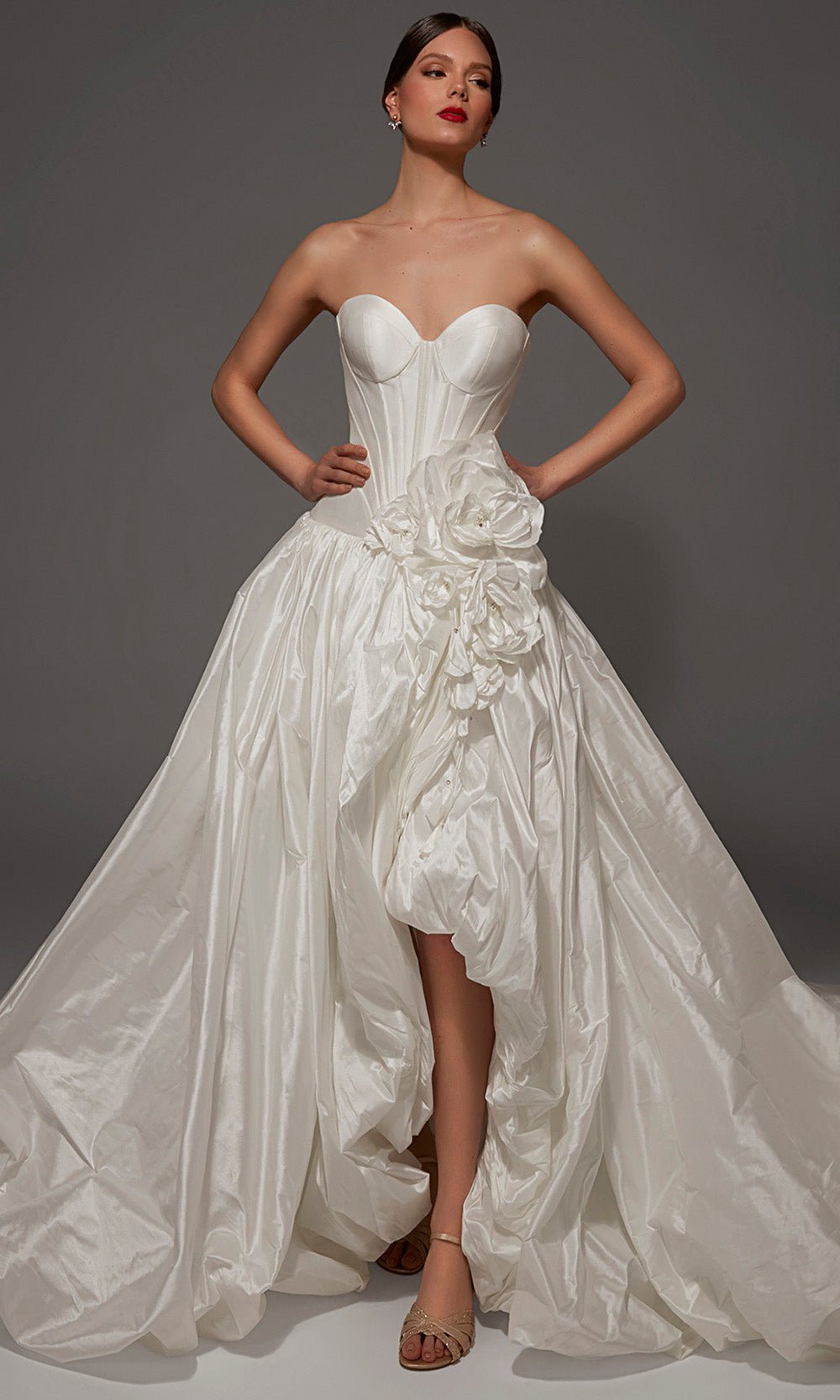 Alyce Paris 50000 - Strapless Corset High Low Ballgown - Silhouette Dresses