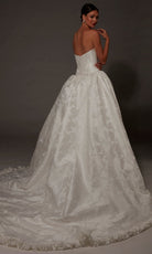 Alyce Paris 50001 - Ruffle Hem Textured Floral Ballgown