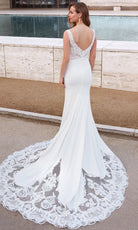Alyce Paris 5065 - Plunging V-Neck Embroidered Mermaid Dress