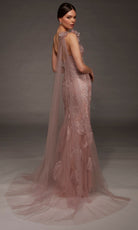 Alyce Paris 55000 - One Shoulder Embroidered Mermaid Gown
