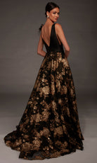 Alyce Paris 55008 - Sleeveless Burnout Organza A-Line Gown