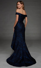 Alyce Paris 55017 - Rosette Waist Off Shoulder Formal Gown