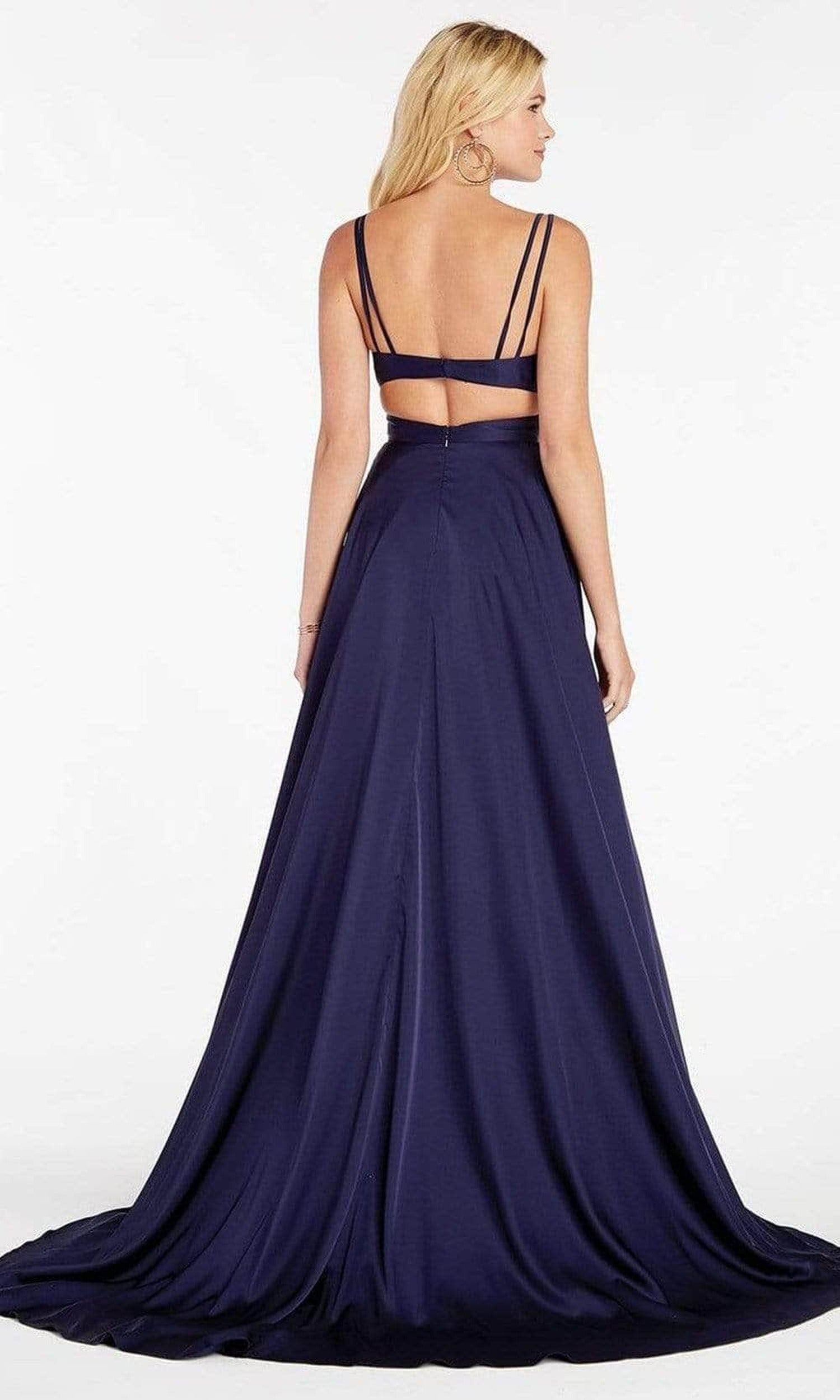 Alyce Paris 60453 - Cut Out V-Neck Evening Gown