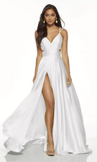 Alyce Paris 60453 - Cut Out V-Neck Evening Gown