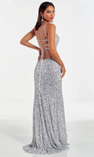 Alyce Paris 60990 - Two Piece Sequin Gown with Slit