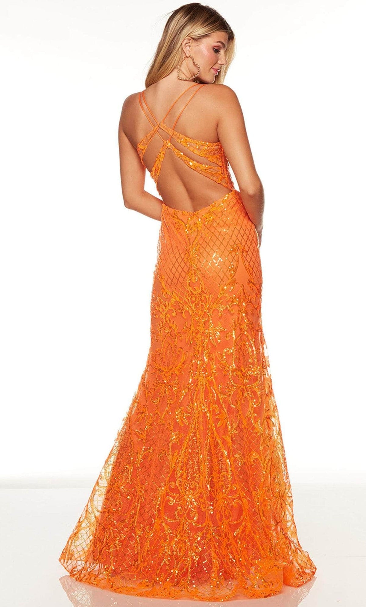 Alyce Paris 61330 - Strappy Back Sequin Prom Gown