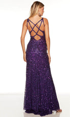 Alyce Paris 61366 - Strappy Back Sheath Prom Gown - view 4