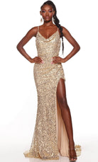 Alyce Paris 61378 - Sequin Embellished Sleeveless Prom Dress