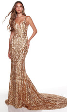Alyce Paris 61412 - Sequin Motif Prom Dress - designer evening gown at Silhouette Dresses