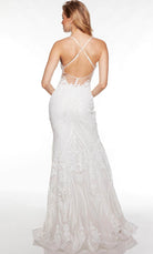 Alyce Paris 61424 - V-Neck Paisley Sequin Prom Gown - view 5