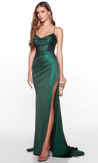Alyce Paris 61433 - Metallic Cowl Prom Dress - view 4