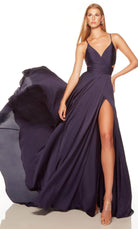 Alyce Paris 61460 - Deep V-Neck Cutout Prom Gown - view 5
