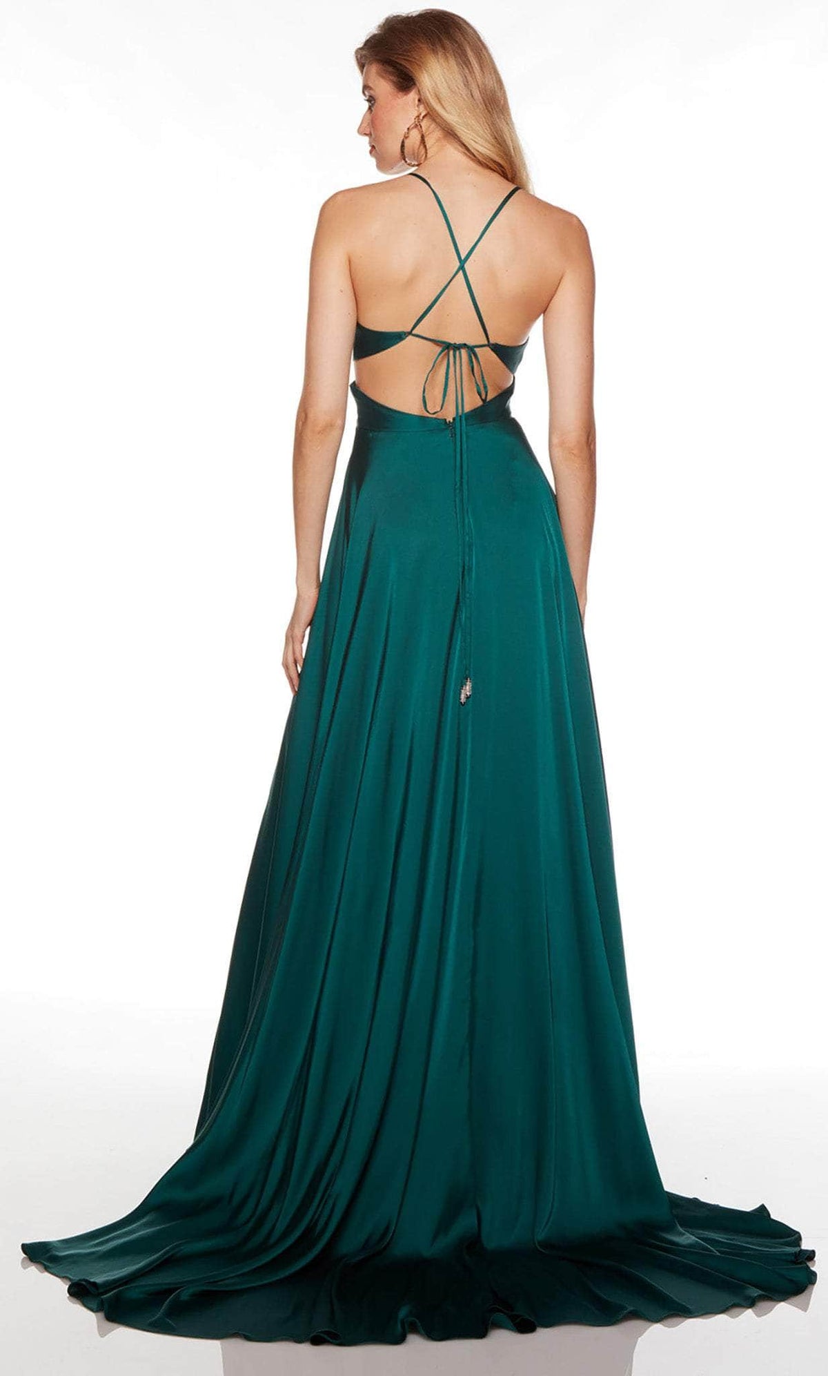 Alyce Paris 61460 - Deep V-Neck Cutout Prom Gown - view 7