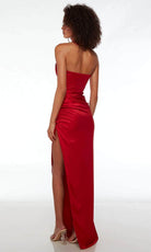 Alyce Paris 61492 - Strapless High Slit Prom Gown - back view