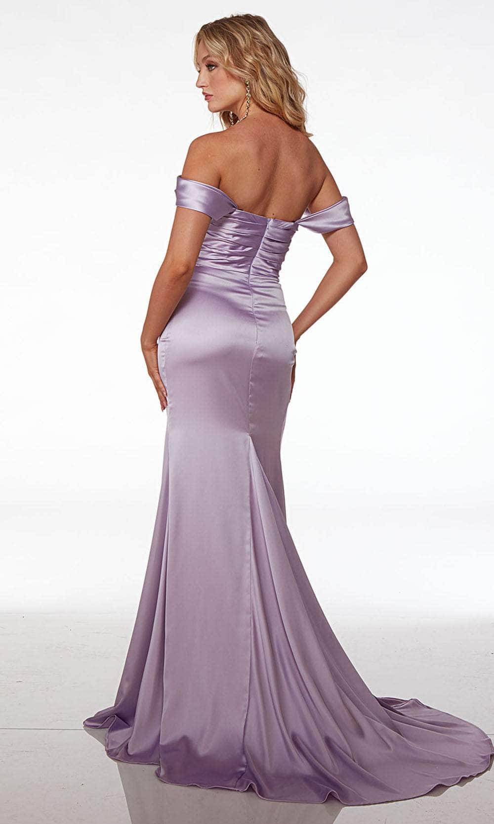 Alyce Paris 61571 - Draped Satin Prom Dress - view 9
