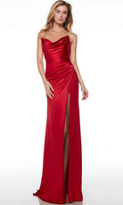 Alyce Paris 61571 - Draped Satin Prom Dress - view 5