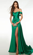 Alyce Paris 61571 - Draped Satin Prom Dress - designer prom dress at Silhouette Dresses